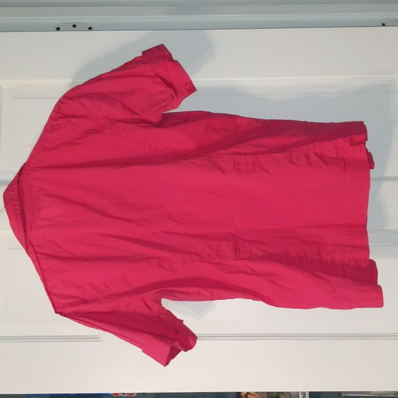 Millenium stretch button up pink blouse - Picture 3 of 3